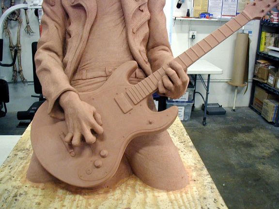 Johnny Ramone Sculpture Body