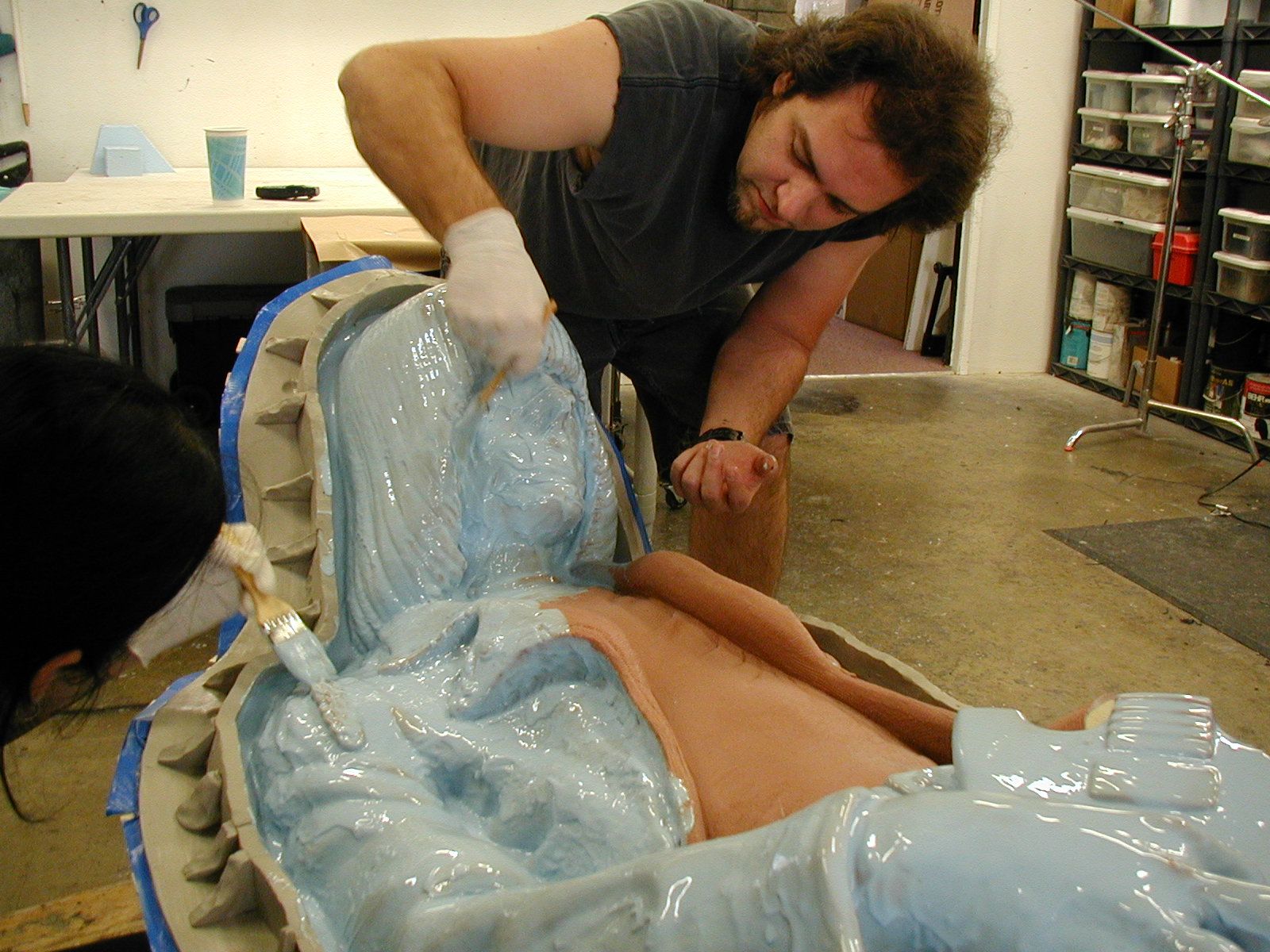 Johnny Ramone Sculpture Casting